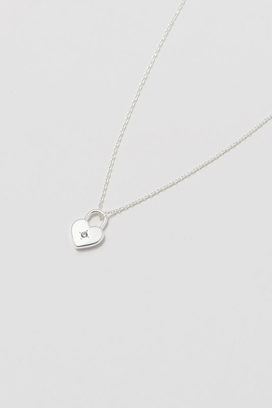 Heart Padlock Necklace